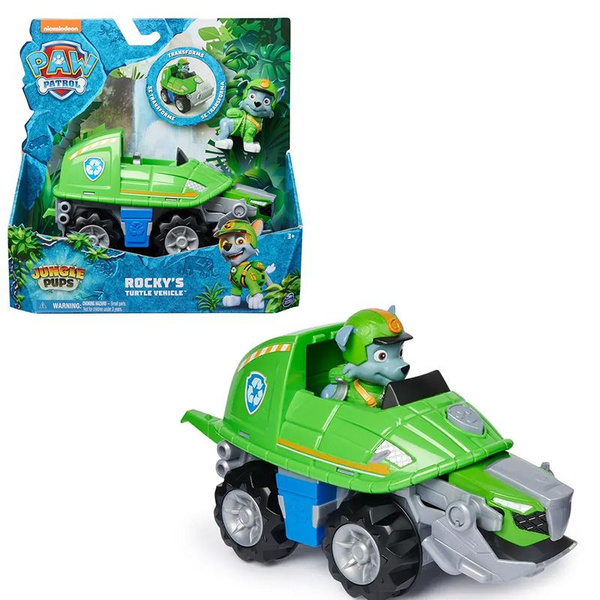 Spin Master Nickelodeon Paw Patrol Jungle Pups with Themed Vehicle Toy ...