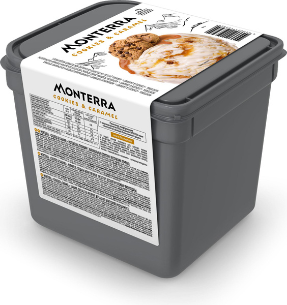 Мороженое Печенье с карамелью Monterra, 2400 мл купить на OZON по ...