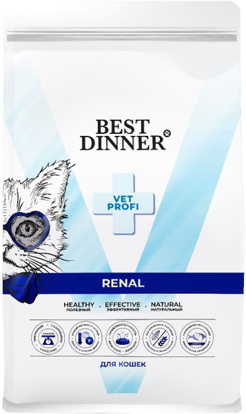 Корм сухой диетический супер премиум класса Vet Profi Renal для кошек ...