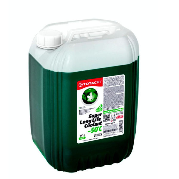 TOTACHI Антифриз зеленый SUPER LONG LIFE COOLANT GREEN -50C / 10 л ...