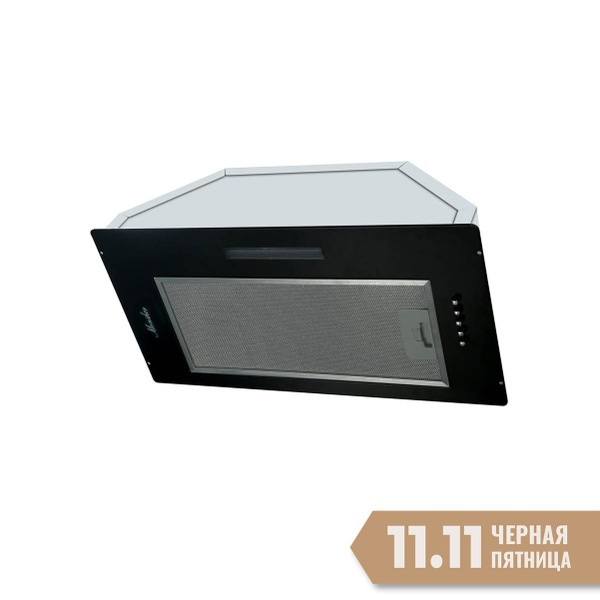 Вытяжка кухонная встраиваемая Monsher ANGERS 60 Noir (Модификация 2024 ...