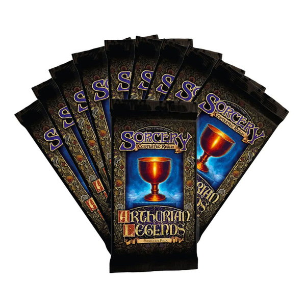 sorcery tcg alpha booster box Contested Realm Sorcery Arthurian Legends Sealed – 24 Packs – English Version Sorcery Arthurian Legends The set includes 403 cards Alpha Edition - Booster Box