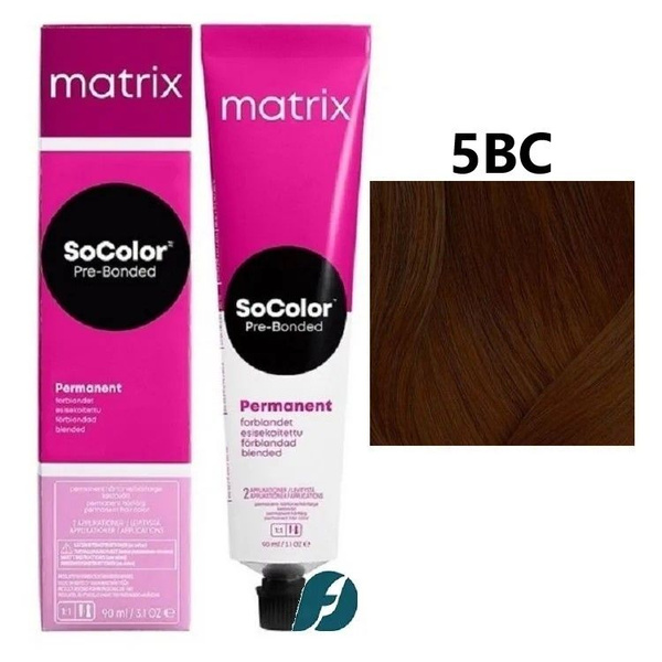 Matrix SoColor 5BC Крем-краска стойкая для волос Светлый шатен ...