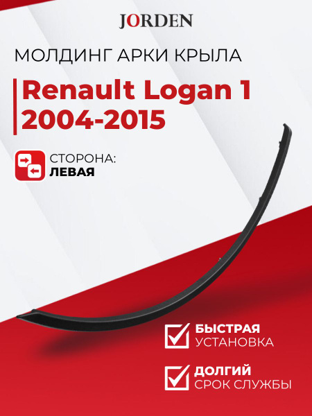 Молдинг арки заднего крыла Renault Logan Рено Логан 1 2004-2015 ...