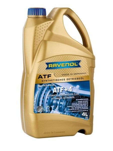 Трансмиссионное масло RAVENOL ATF ATF+4 Fluid 4л купить c доставкой на ...