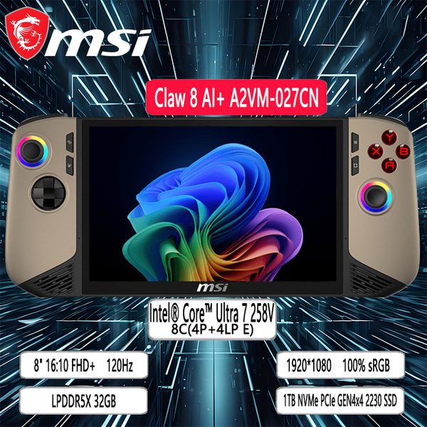 Игровая приставка консоль MSI Claw 8 AI+ A2VM-027CN купить на OZON по ...