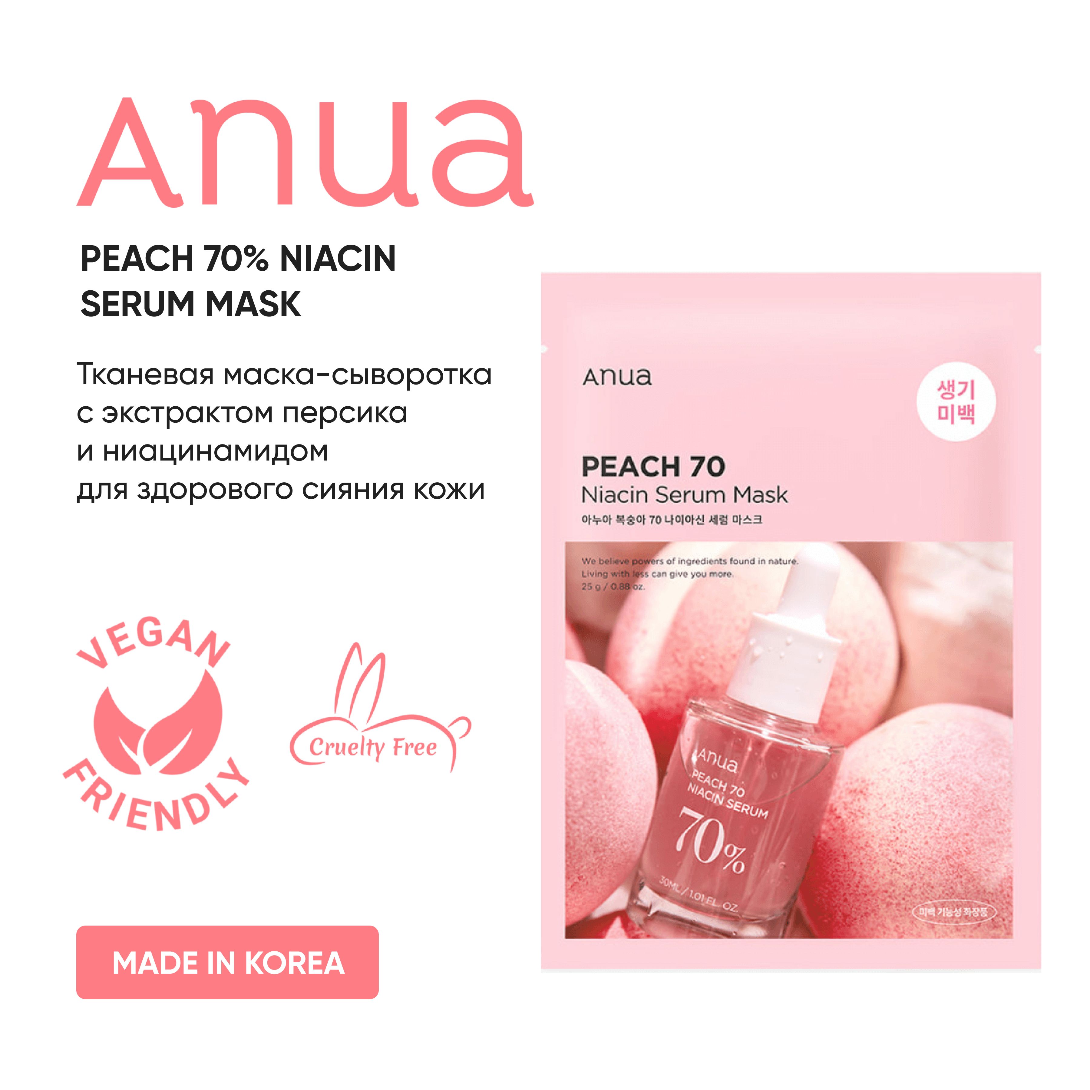 Сыворотка anua peach 70