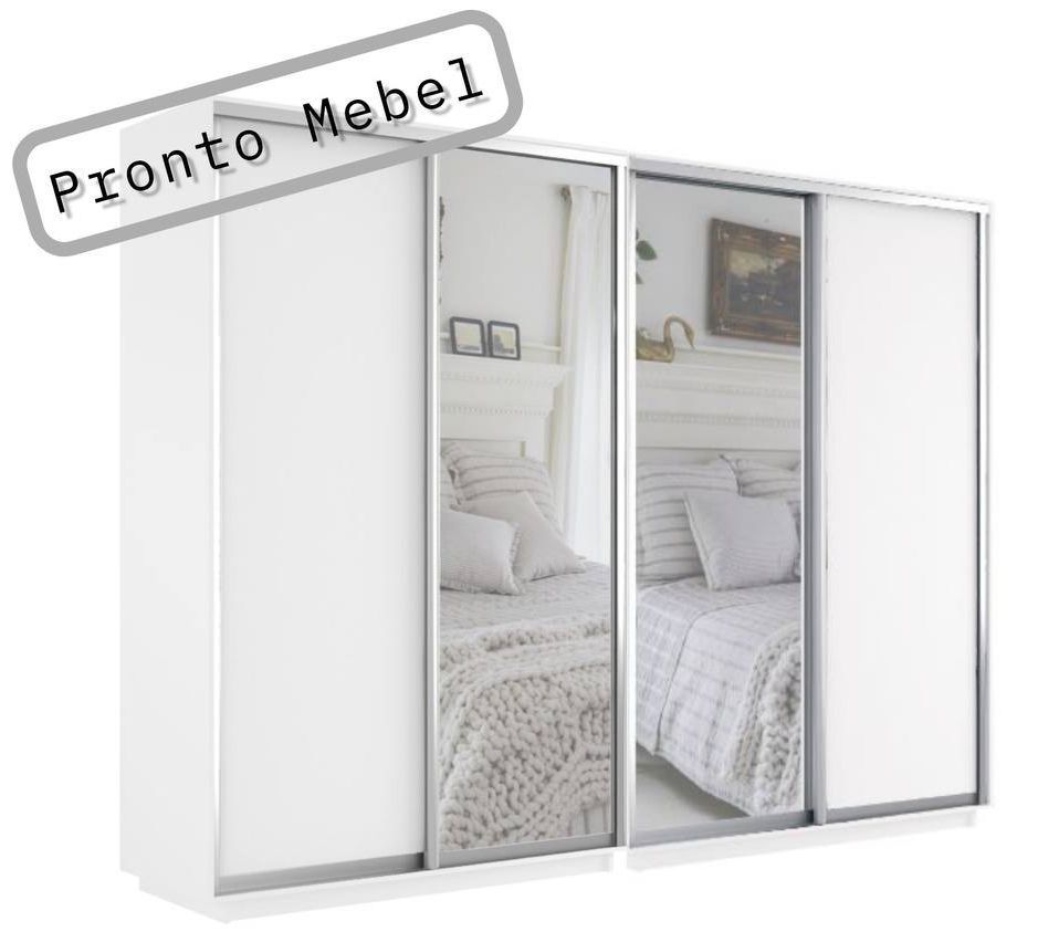 Шкаф-купе Кватро Медиум 4дв. 240х45х240 см.