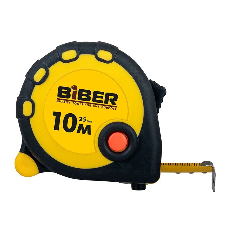 Рулетка Biber 40095 Standart 10 м/25 мм