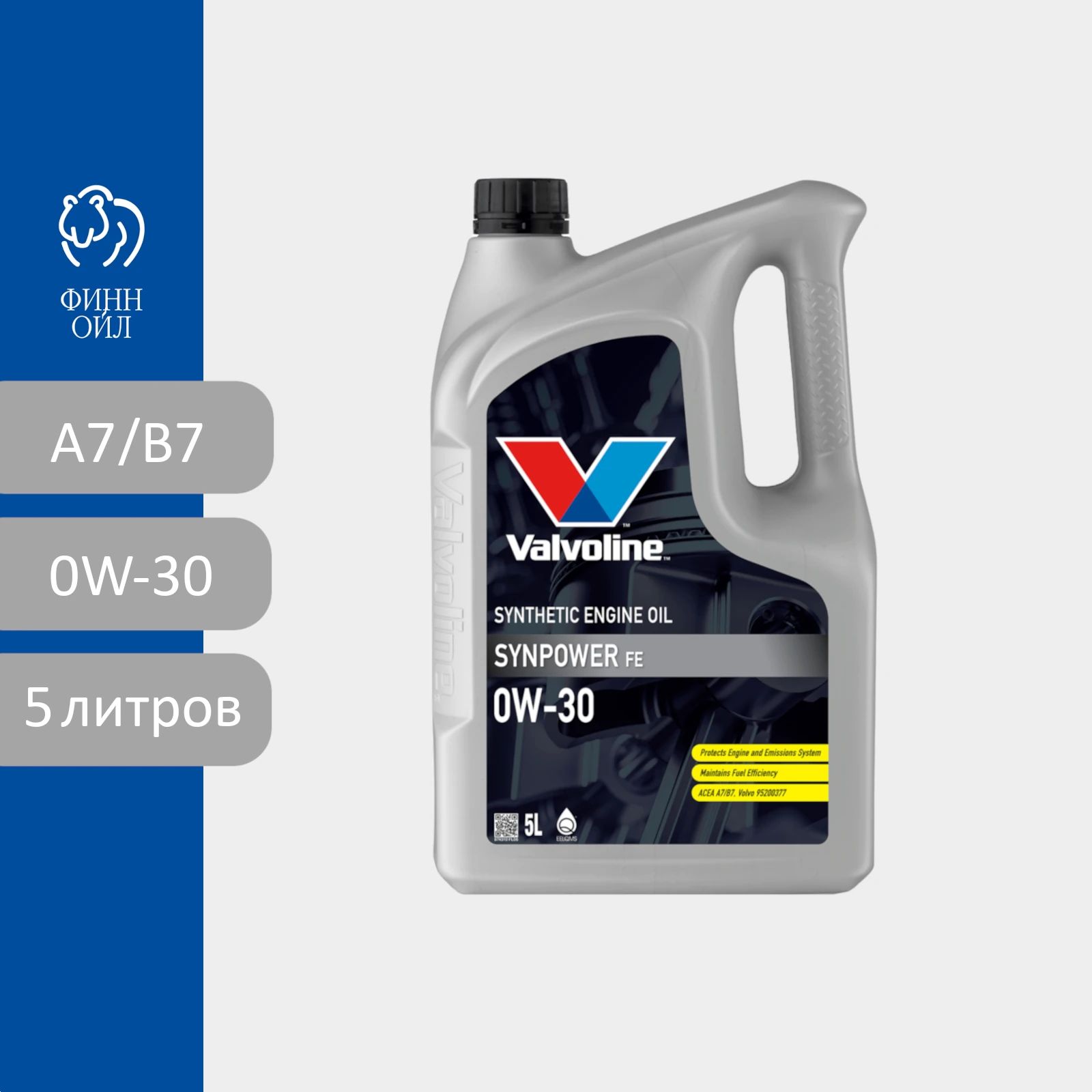 ValvolineSYNPOWERFE0W-30Масломоторное,Синтетическое,5л