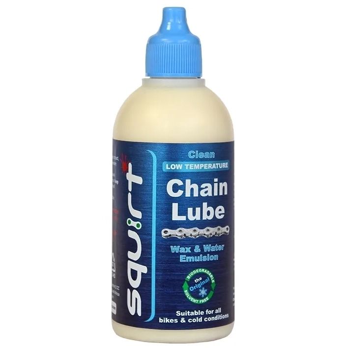 Смазка для велосипедной цепи парафиновая Squirt Chain Lube Low-temp, 100% bio, 120мл