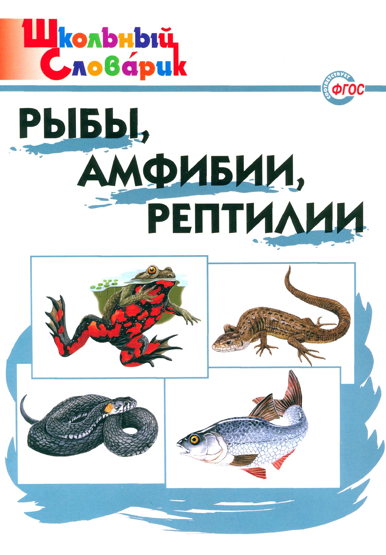 Рыбы, амфибии, рептилии. Начальная школа. ФГОС - купить с доставкой по  выгодным ценам в интернет-магазине OZON (1252289559)