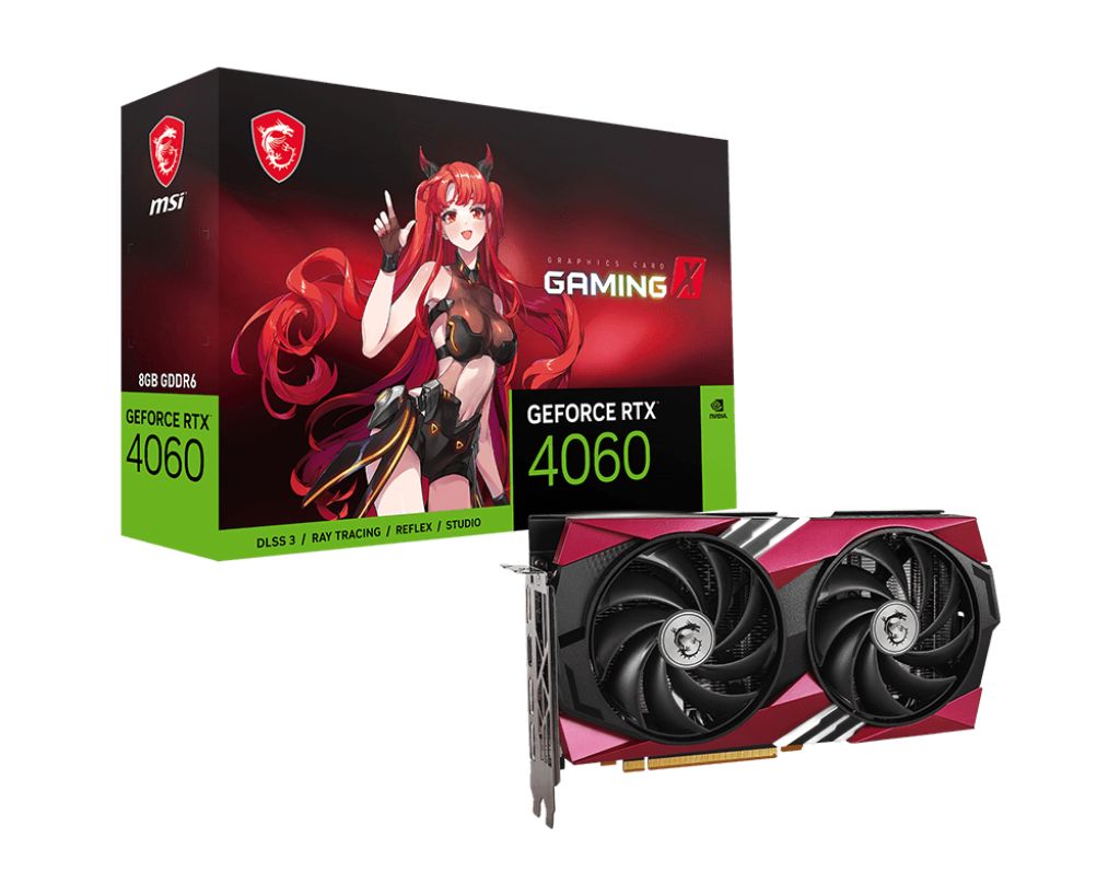 MSIВидеокартаGeForceRTX40608ГБ(GeForceRTX4060GAMINGXMLG8G)