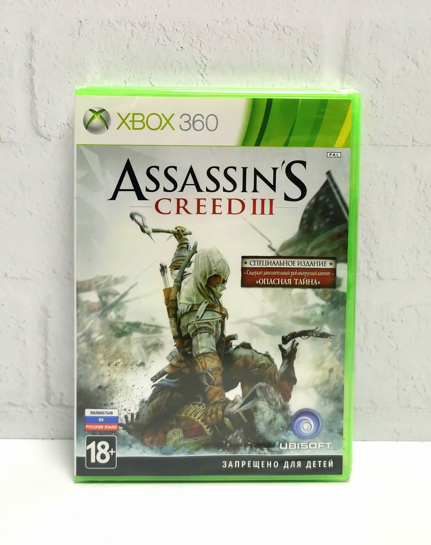 Assassins Creed 3 (III) Специальное Издание Полностью на русском Видеоигра на диске Xbox 360