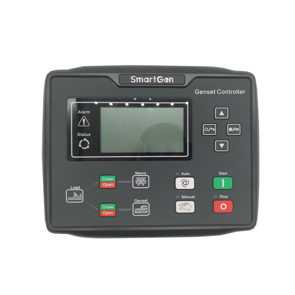 Запускает контроллер. Панель генератора. Automatic generator control panel. Экран для контроллера smartgen 7120. Цифрового контроллера smartgen hgm-6120.