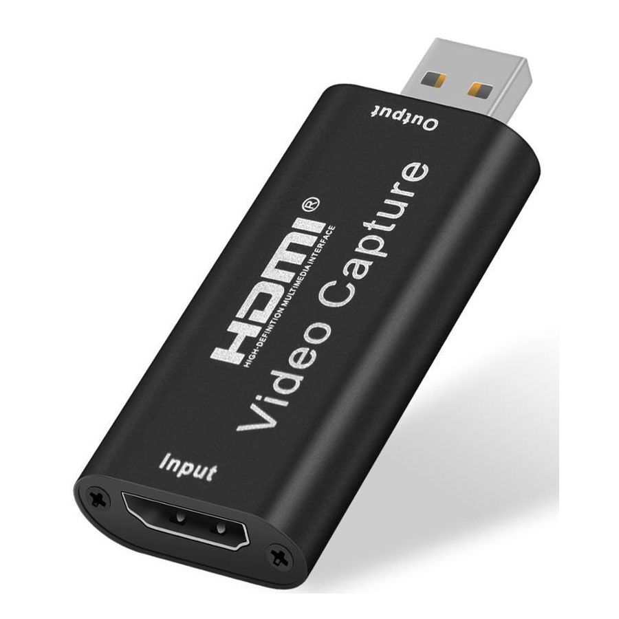 Карта видеозахвата HDMI - USB GSMIN A98 HDMI Video Capture Card (FullHD, 1080P) захват видео с Playstation, Xbox, Nintendo Switch, DSLR камера (Черный)