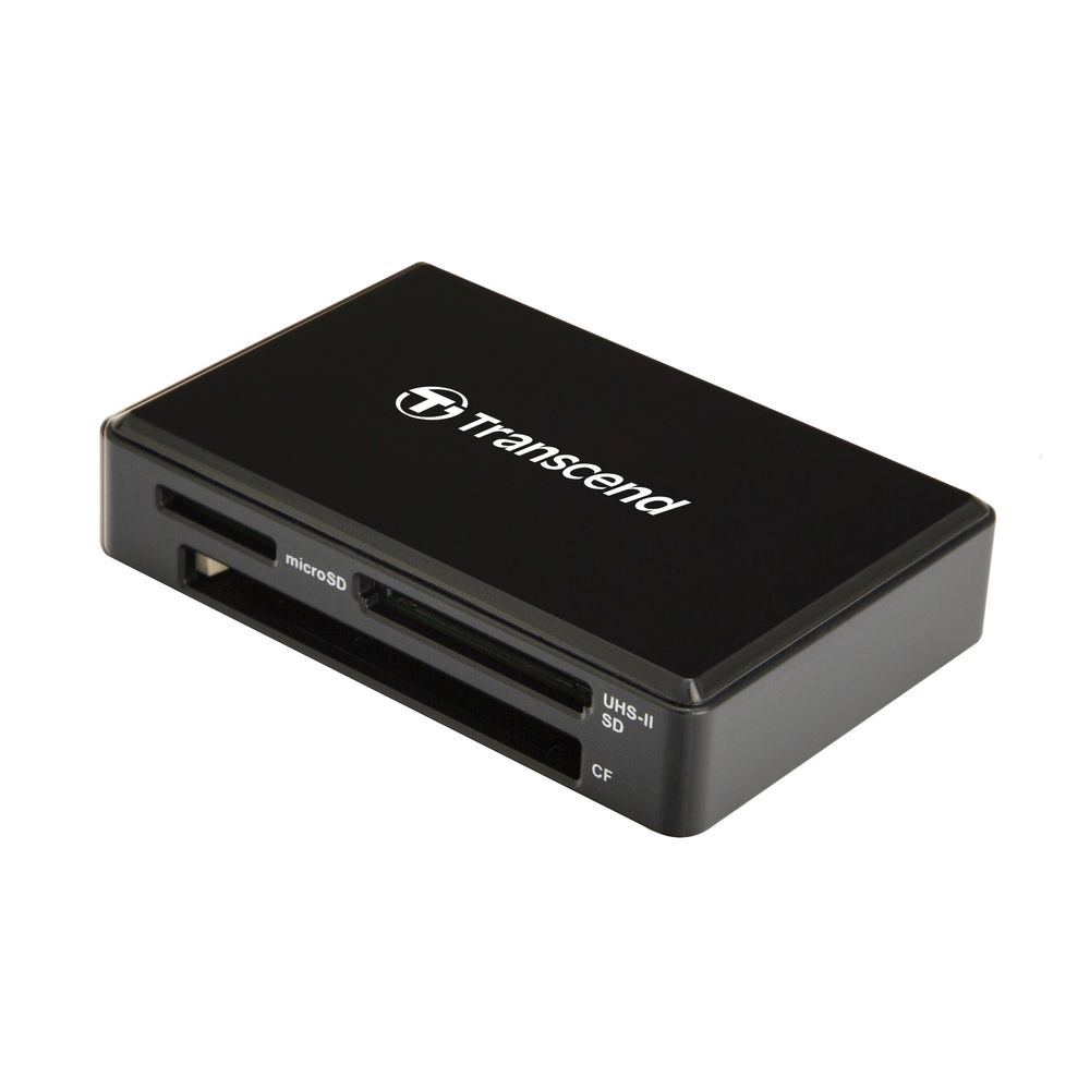 Картридер micro SD/SD/CF/MSXC usb 3.1, Transcend RDF9 с поддержкой UHS-I и UHS-II (TS-RDF9K2)