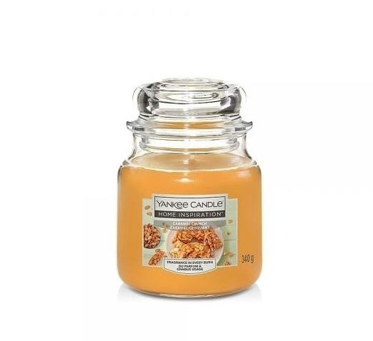 Yankee Candle Свеча ароматическая "Карамельный хруст", 13 см х 9 см, 1 шт