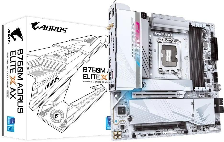 GigabyteМатеринскаяплатаB760MAELITEXAXDDR5