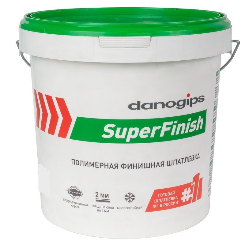 Шпатлевка Danogips SuperFinish полимерная 11л 18,1 кг