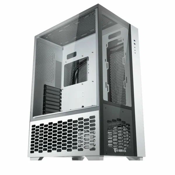 Корпус для ПК белый, Middle Tower, ATX, Micro-ATX, Mini-ITX Raijintek (0R20B00209) закаленное стекло