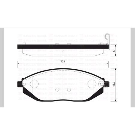 КолодкитормозныедисковыепередниедляШевролеСпаркМ3002009-2016,ChevroletSparkM300колодкитормозныедисковыепередниеHI-QSP1392,oem96682858