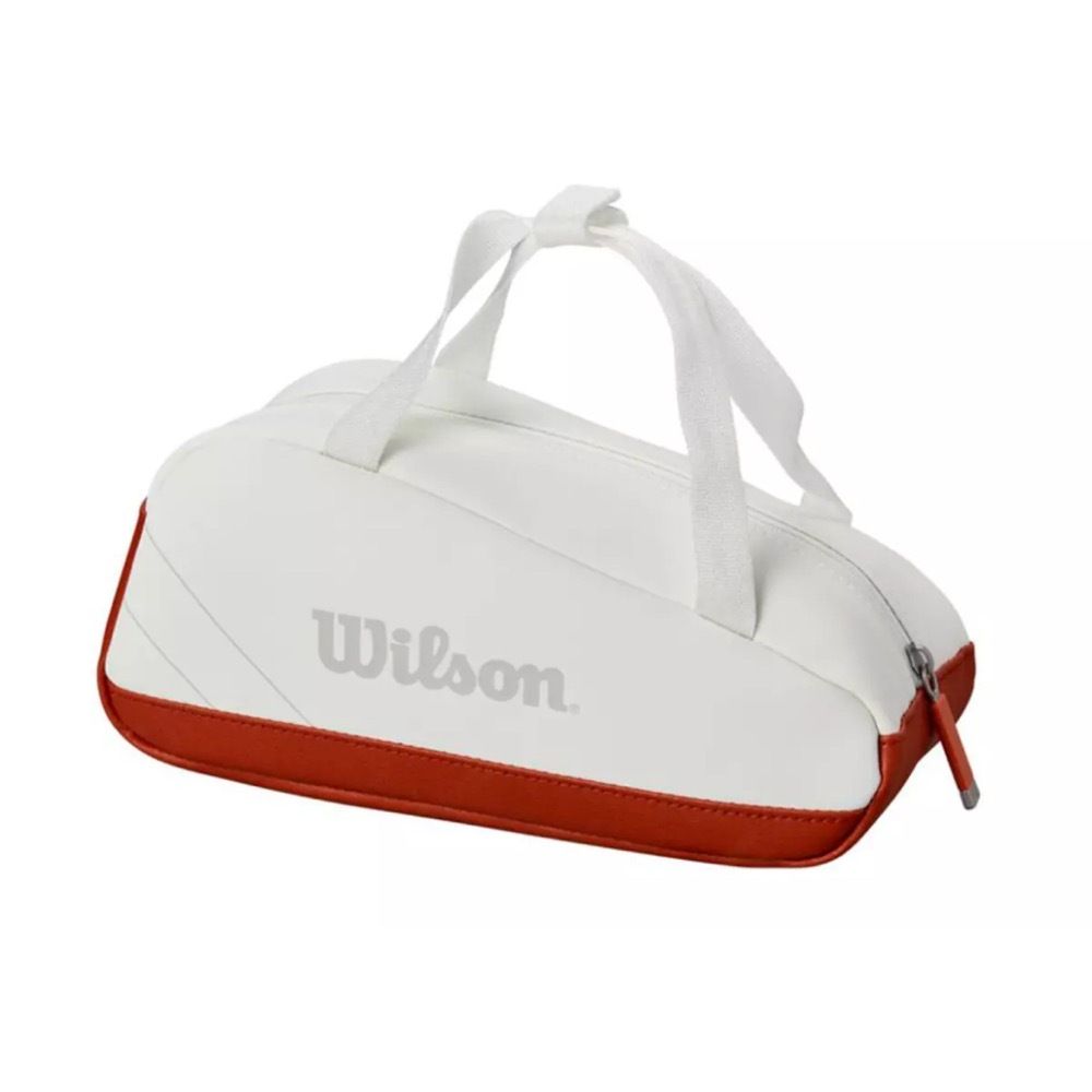 Сувенирная мини-сумка теннисная Wilson Roland Garros 2024 Mini Bag Cream/Clay