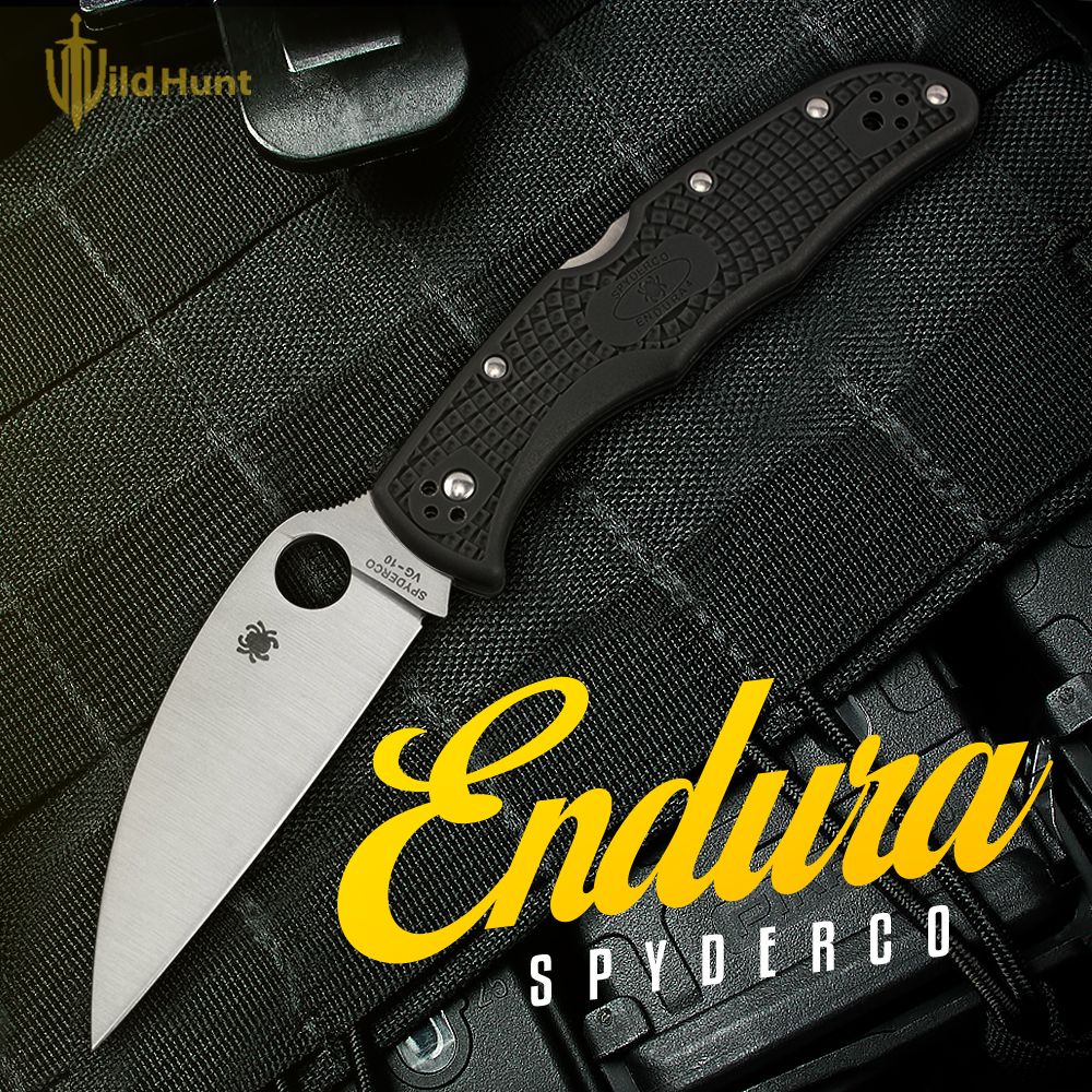 ТуристическийскладнойножSpydercoEndura4WharncliffeBlack