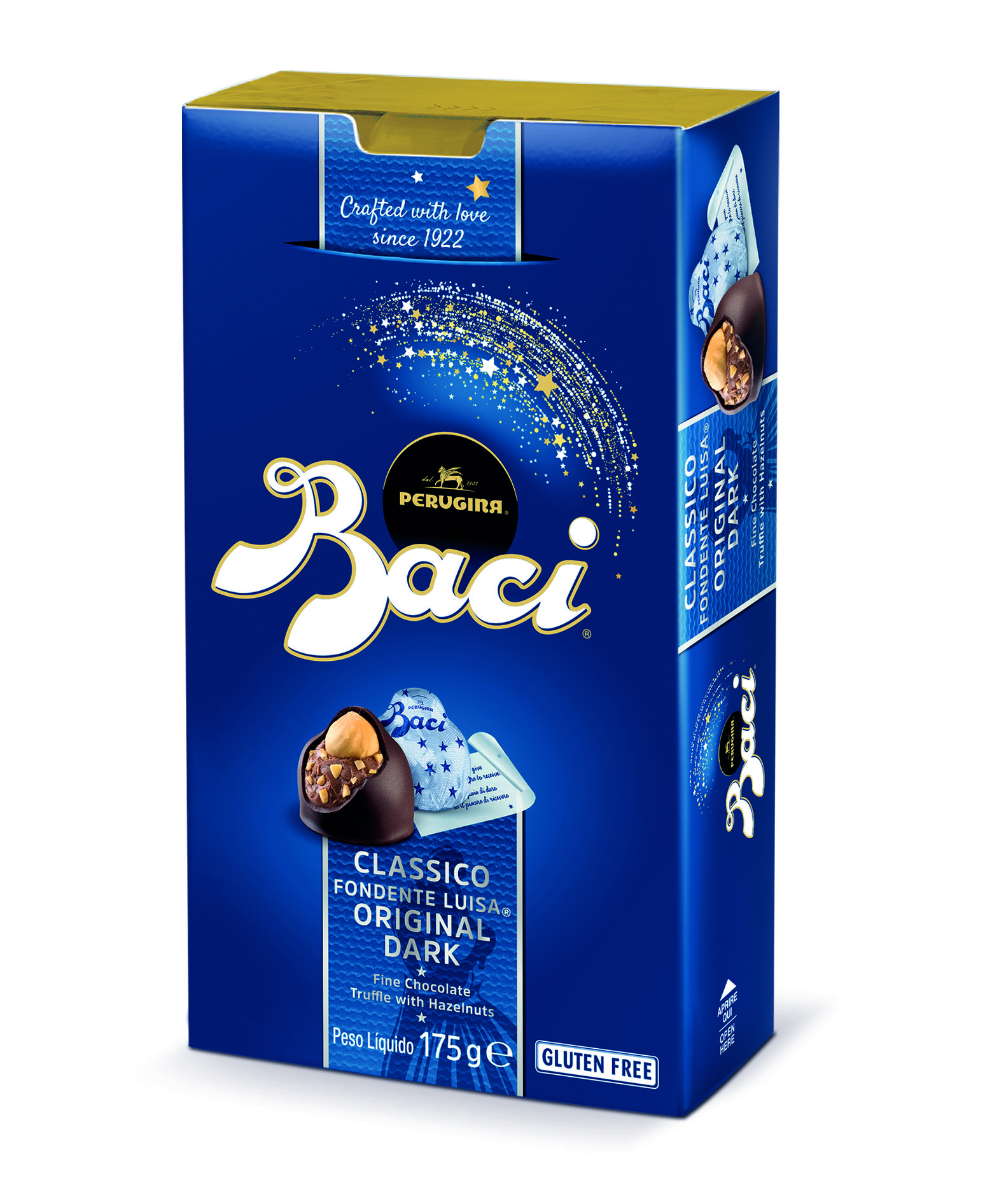 Baci Perugina Конфеты шоколадные Baci Original с цельным лесным орехом, Италия 175г