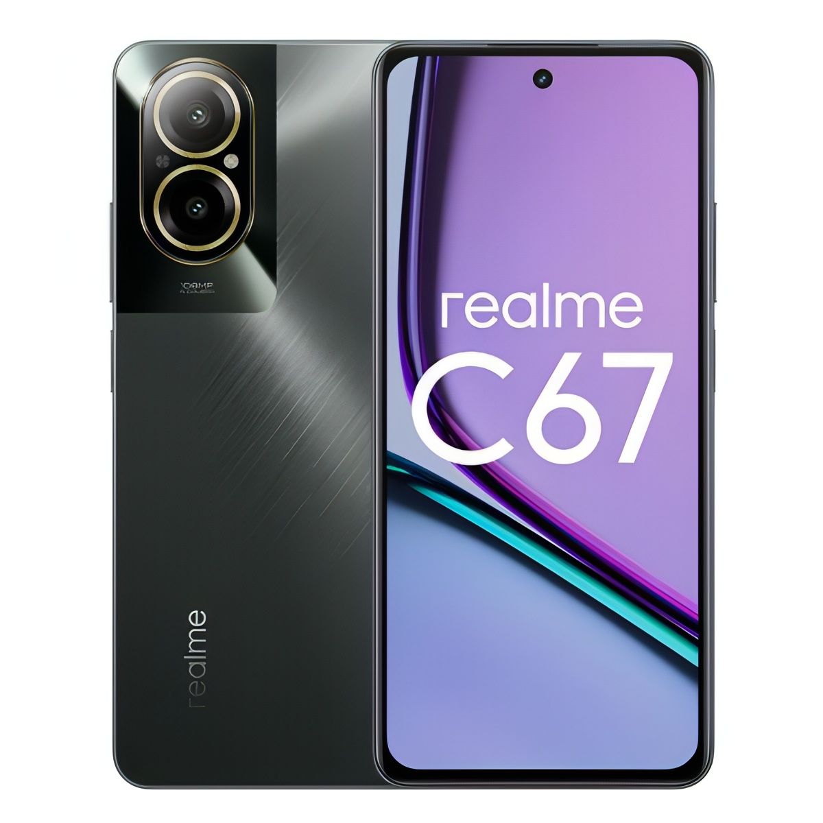 Смартфон realme C67 6/128GB Black Stone (RMX3890) - купить по выгодной цене  в интернет-магазине OZON (1414669233)