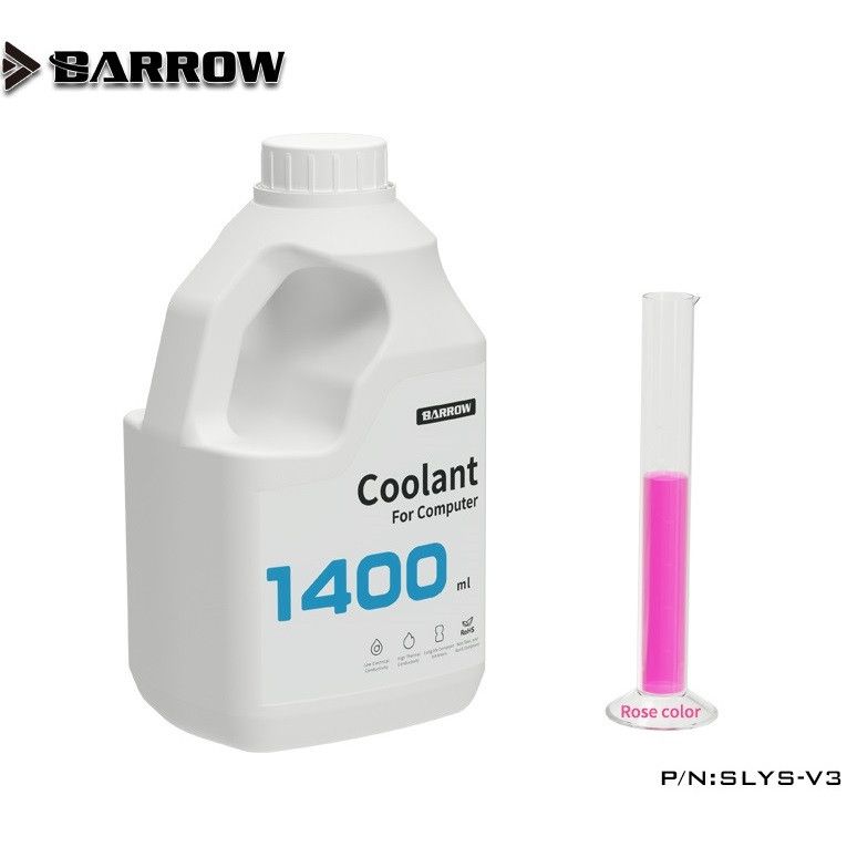 ОхлаждающаяжидкостьBarrowPCWaterCoolingLiquid1400MLSLYS-V3-Rosecolor