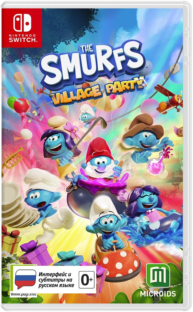 Игра The Smurfs: Village Party (Nintendo Switch, Русские субтитры)