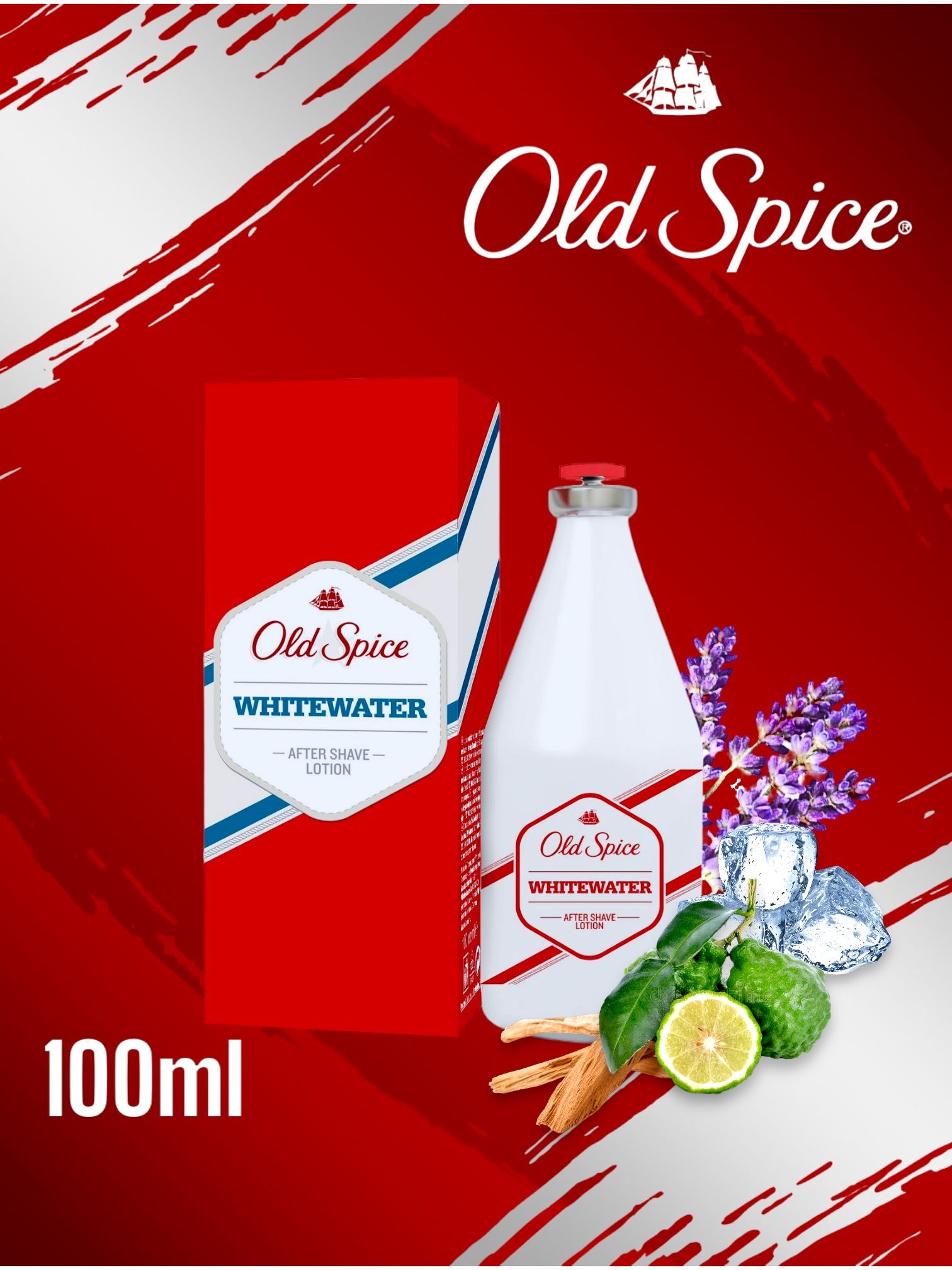 Old Spice Средство после бритья, лосьон, 100 мл