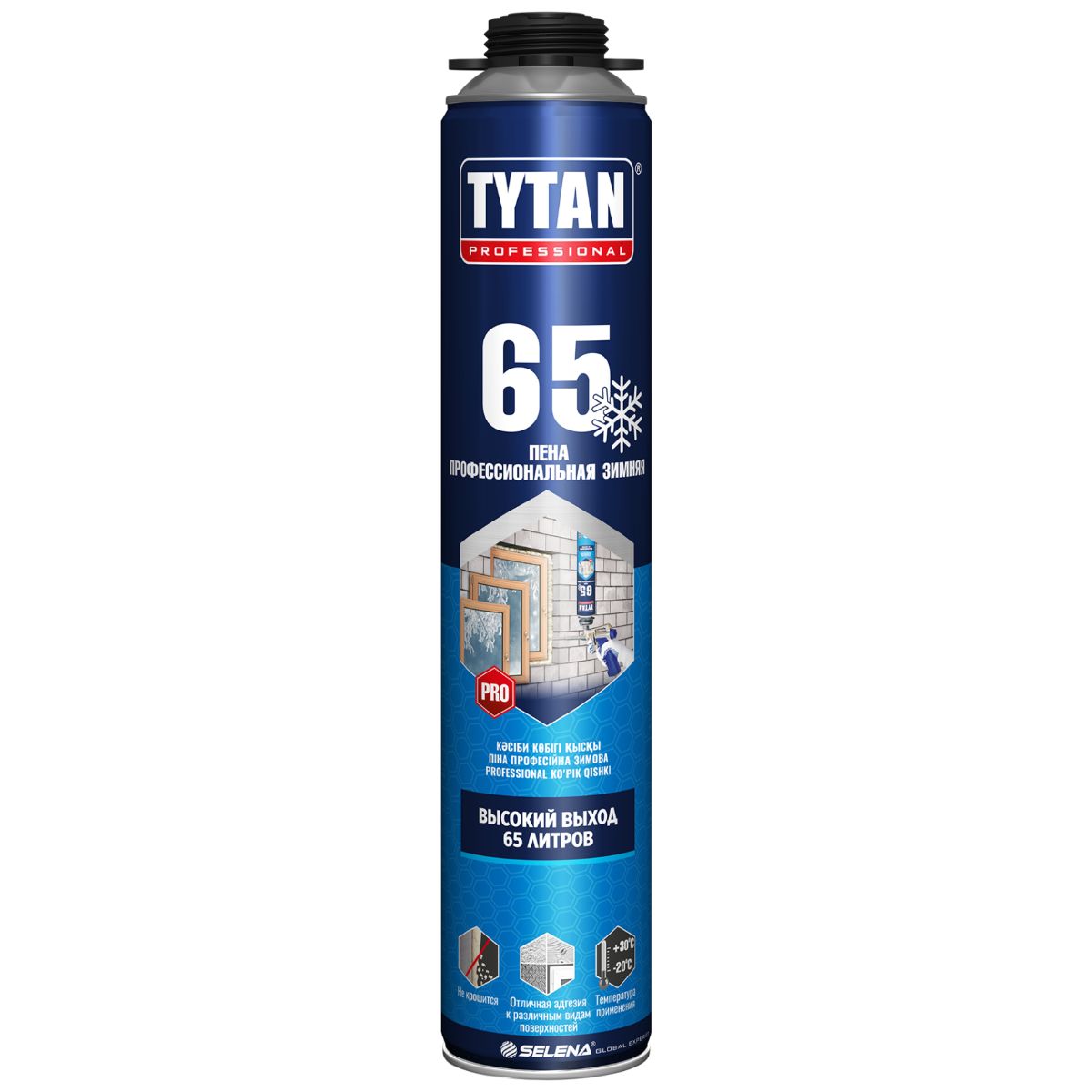 Пена профессиональная 65 зимняя (-20 С) Tytan Professional, 750мл