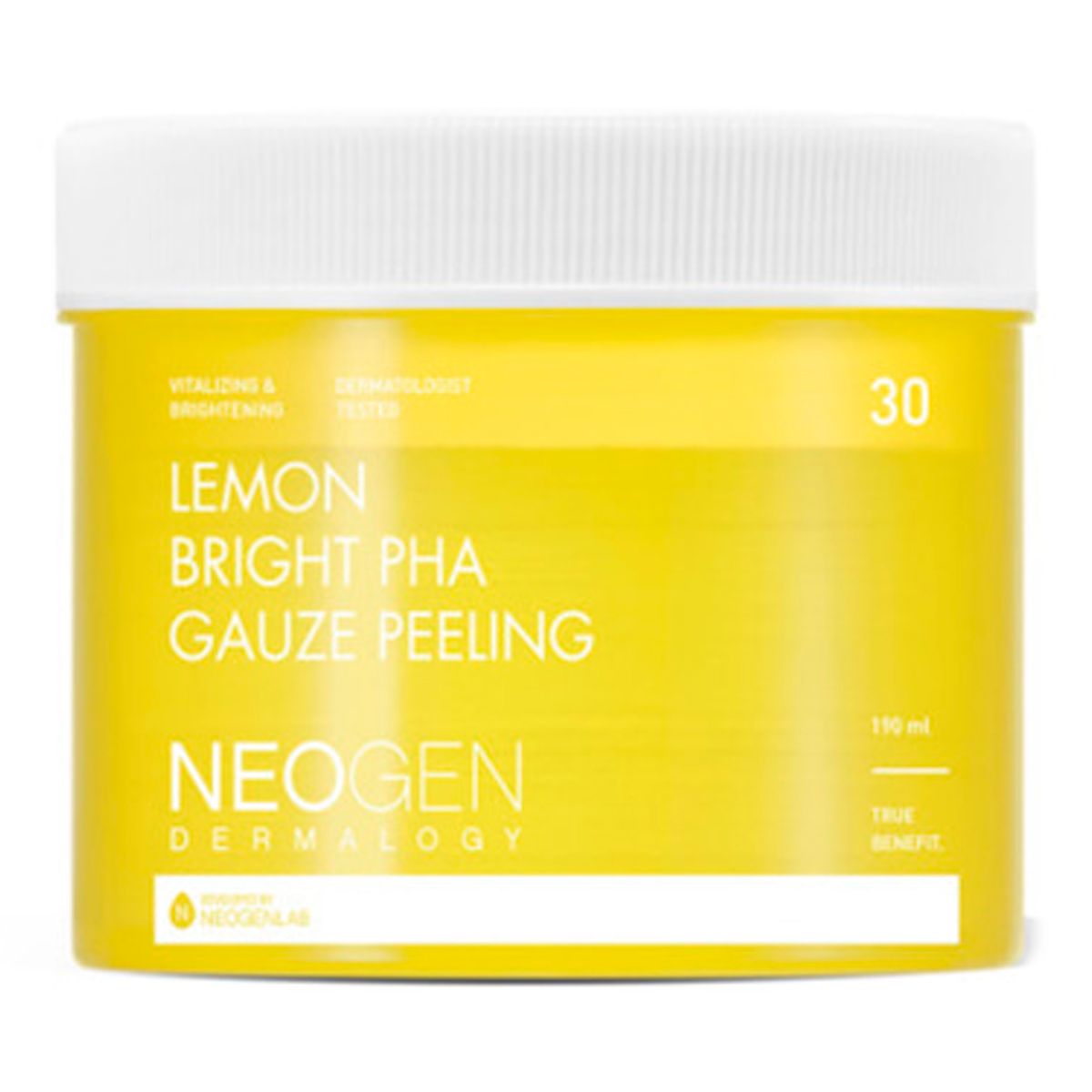 Neogen Осветляющие пилинг-пэды с лимоном Dermalogy Lemon Bright PHA Gauze Peeling 30шт