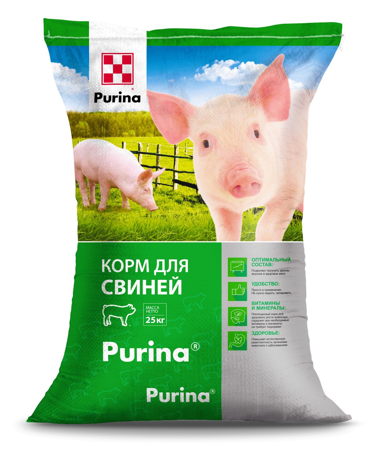 Комбикорм для поросят стартер Purina 25кг