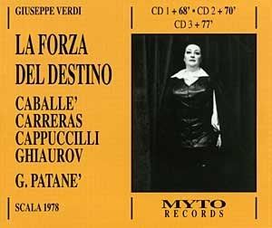 Диск Giuseppe Verdi La Forza del Destino (Int grale) (3 CD)