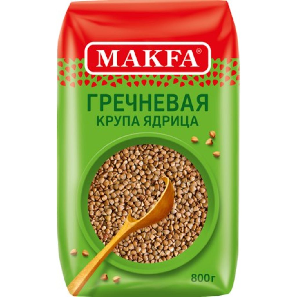 Крупа гречневая Makfa ядрица быстроразваривающаяся, 800г