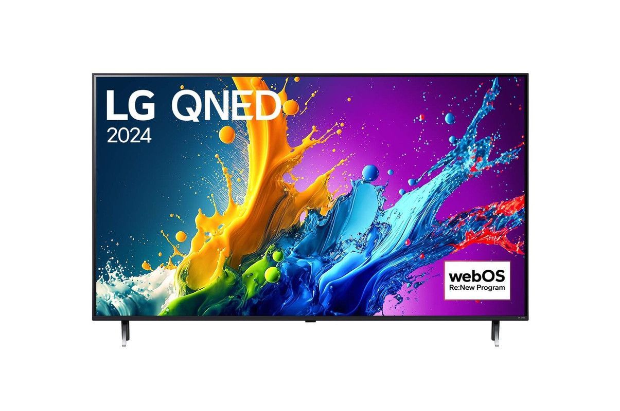 LG Телевизор 65QNED80T6A 65" 4K UHD, черный