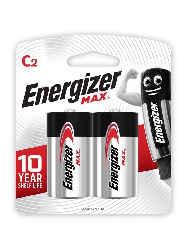 БатарейкиEnergizerMax,типС/LR14,1.5V,2шт.