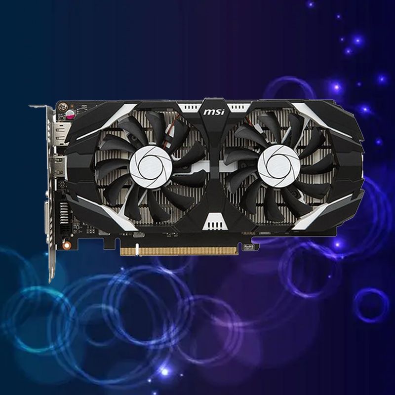 MSIВидеокартаGeForceGTX1050TiGTX1050Ti4ГБGDDR516МБ(GTX1050Ti4ГБGDDR5),LHR