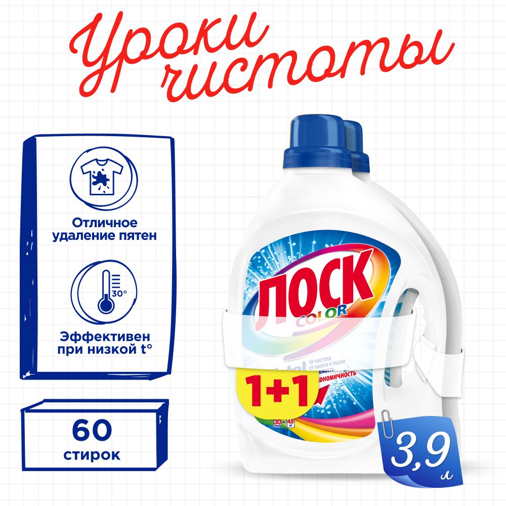 Гели и жидкости для стирки ЛОСК – купить в интернет-магазине OZON по ...