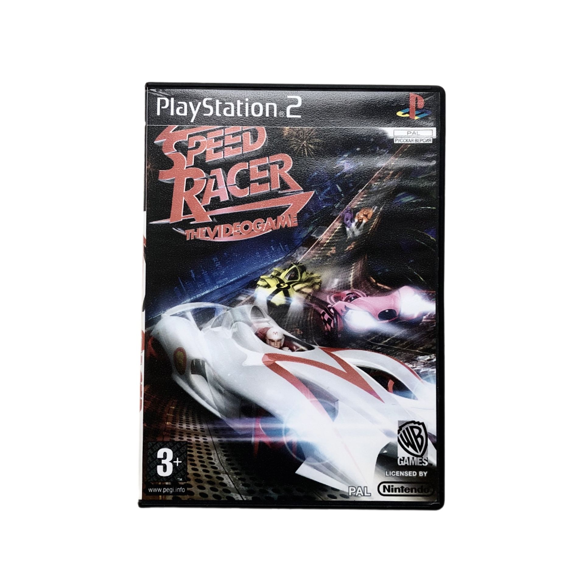 Игра Игра PS 2 DVD Speed Racer: The Videogame - (Racing, Гонки, Warner Bros. Interactive Entertainment, 2008) (PlayStation 2, Русская версия)