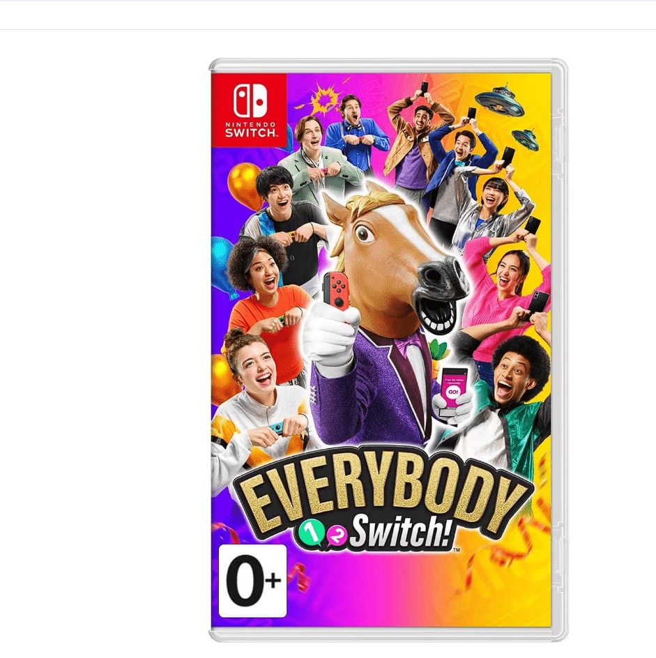 Игра Игра Nintendo Switch: Everybody 1 2 Switch! (Картридж) (Nintendo Switch, Русская версия)