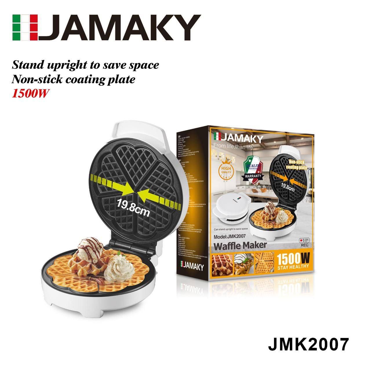 JAMAKY Вафельница 5003020, светло-бежевый