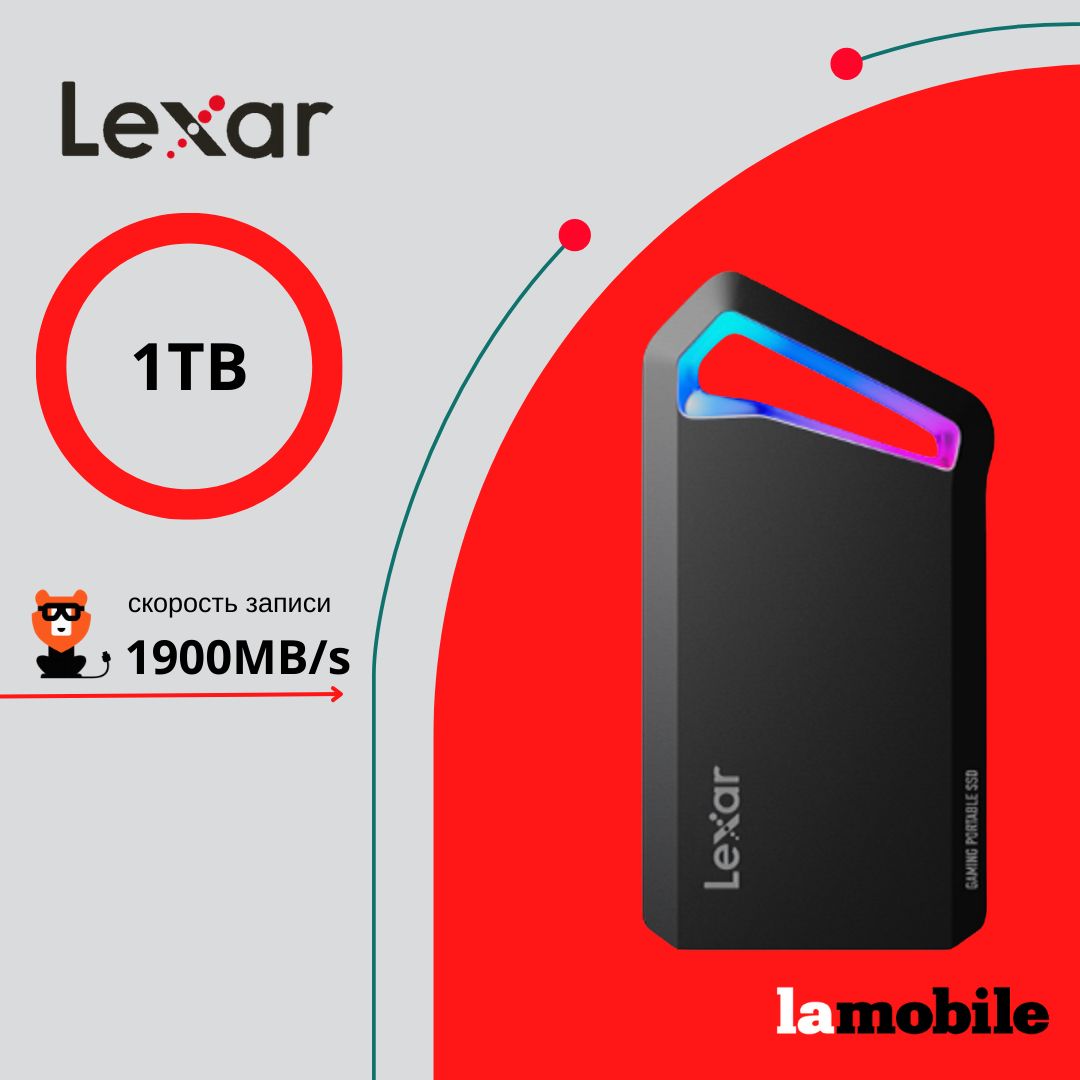 Внешний SSD-накопитель Lexar SL660 1TB USB 3.2 Gen 2x2