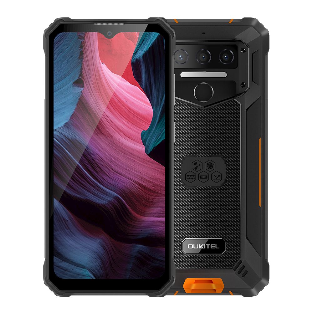 OukitelСмартфонWP23Pro,IP68/IP69K,10600мАч,6,52дюймаHD+,Android148/128ГБ,оранжевый