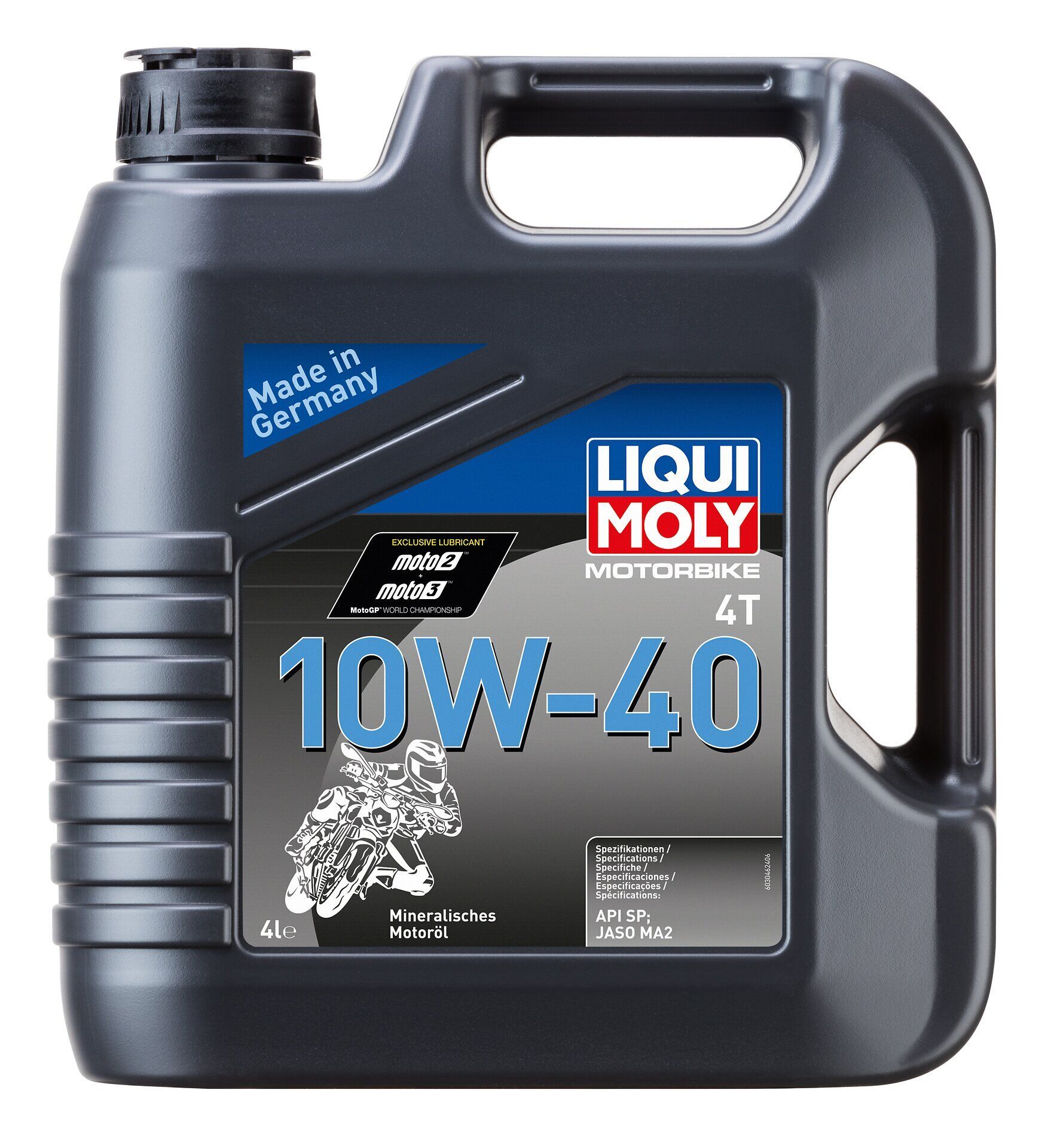 LiquiMolyMOTORBIKE4TBASICSTREET10W-40Масломоторное,Минеральное,4л