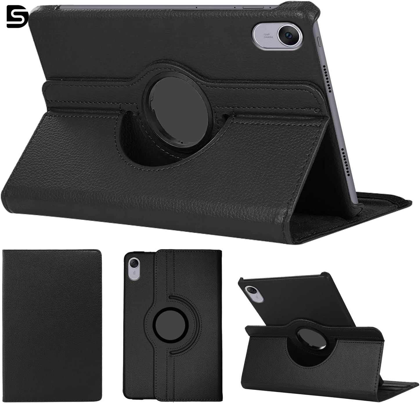 360ВращающийсячехолдляHuaweiMatePadSE11inch2024TabletAGS6-W09AGS6-L09FlipPUкожанаяподставкаSmartCover