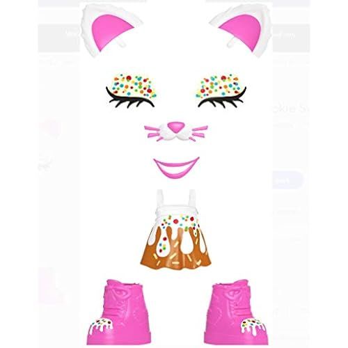 Mattel Cookie Swirl Lotta Looks Sprinkle Kitty Accessories Mood Set 9 Plug Play OZON 1685579390